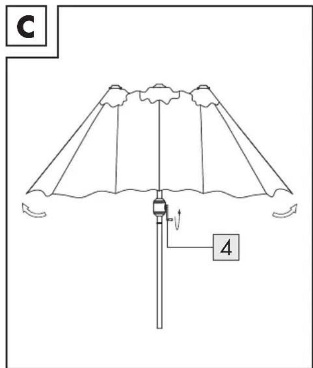 FLORABEST HG06994 - PARASOL DOUBLE 1,5 X 3,0 M - 4