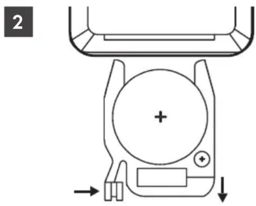 SILVERCREST STHL 2000 A1 - Mando a distancia: Inserte/sustituya la pila - 2
