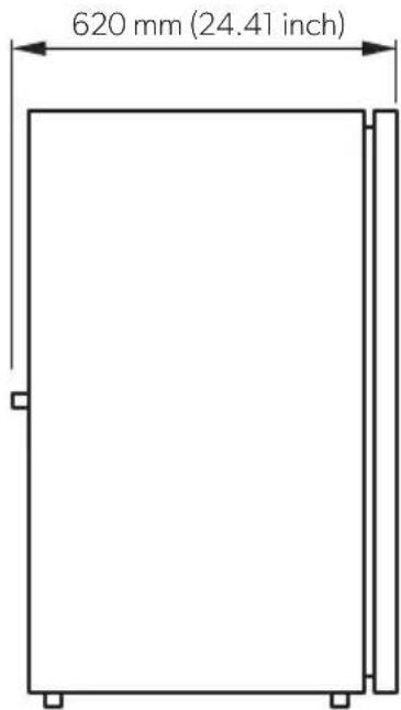 620 mm (24.41 inch)