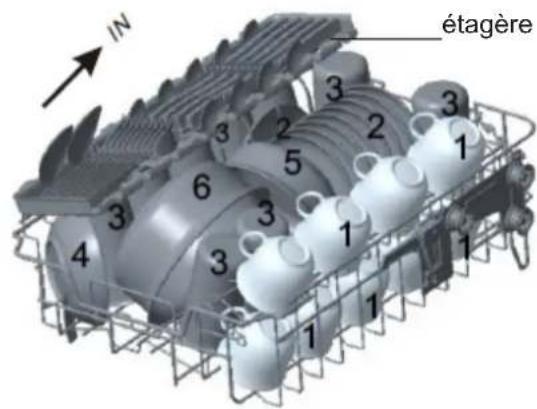 CONTINENTAL EDISON CELV1047FI2 - Panier supérieur - 1