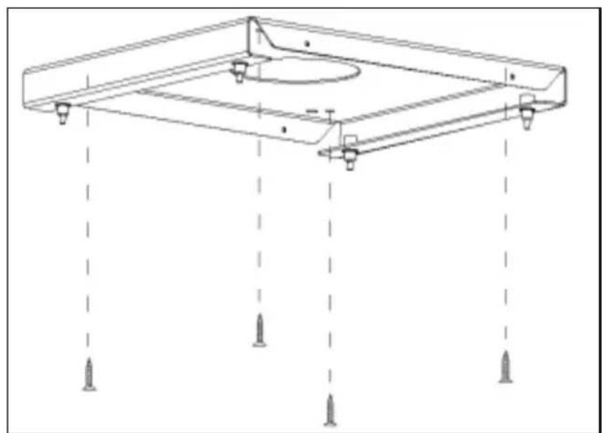 CONTINENTAL EDISON CEHI550REC - INSTALLATION DE LA PLAQUE DE SUSPENSION - 2