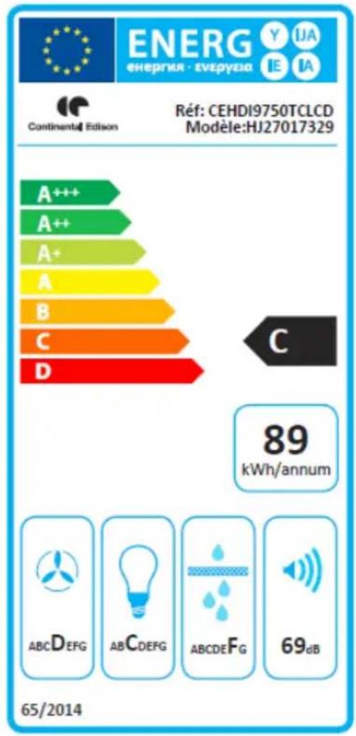CONTINENTAL EDISON CEHDI9750TCLCD - LCD display - 3