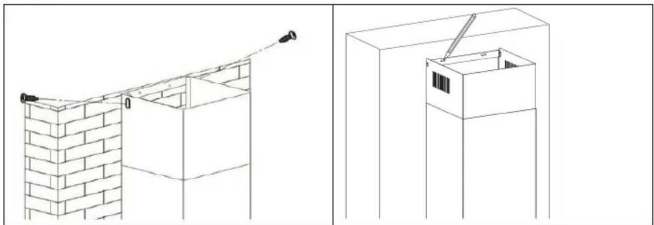 CONTINENTAL EDISON CEHDI9750TCLCD - Recommandations pour la fixation murale - 8