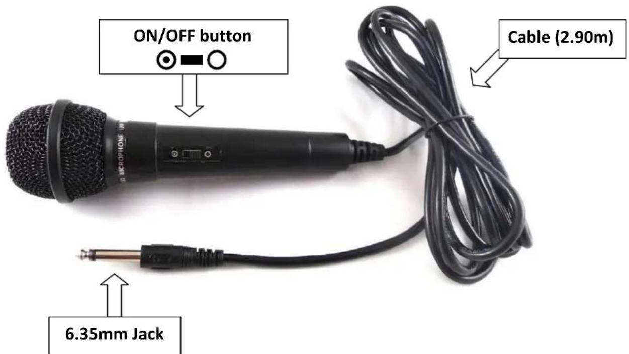 CONTINENTAL EDISON celed53hp20b4 - Description of the microphone - 1