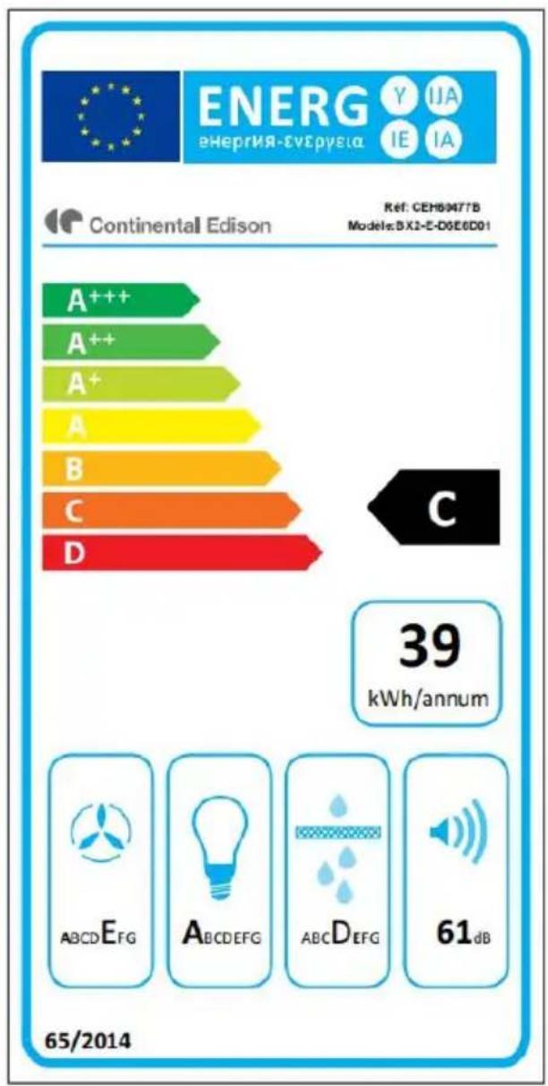 CONTINENTAL EDISON CEH60BSS - Minuteur (arrêt automatique): - 5