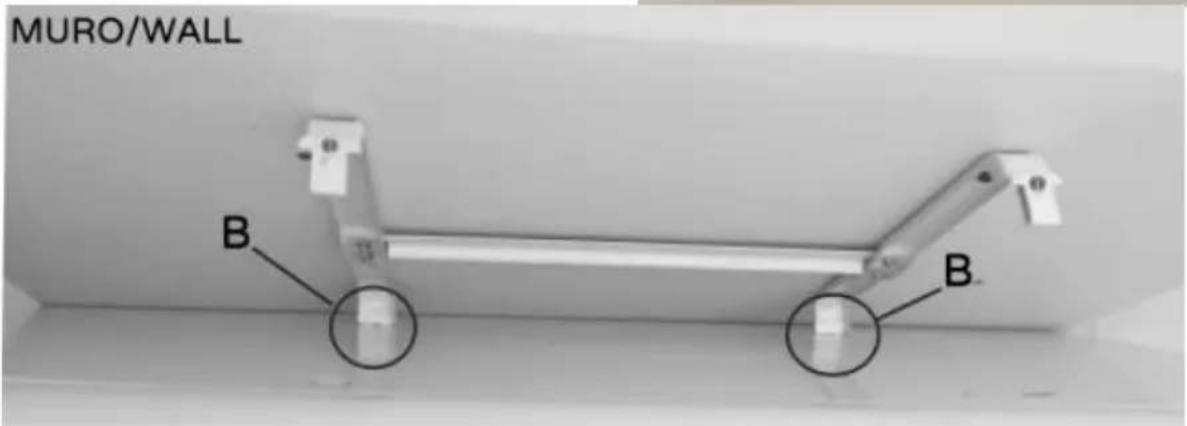 Bimar HC506 - Instalacion en la pared (veanse las figuras de referencia) - 1