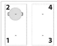 BAUKNECHT BS 1260F NE - PASSENDE ST∅RRELSE PANDE-/GRYDEBUND TIL DE FORSKELLIGE KOGEZONER - 1
