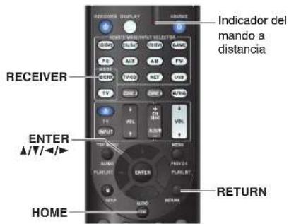 TASCAM PAR200 - Uso del menu de configuracion (HOME) - 1