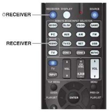 TASCAM PAR200 - Encendido/apagado del Receptor de AV - 2