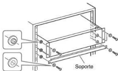 TASCAM PAR200 - MONTAJE DE LA UNIDAD CON SOPORTE - 1