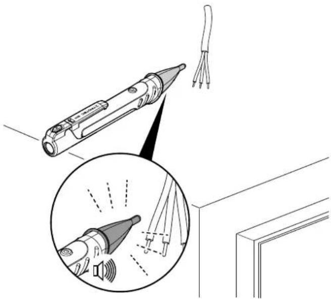 TROTEC BE 15 - Détection d'une tension alternative - 1