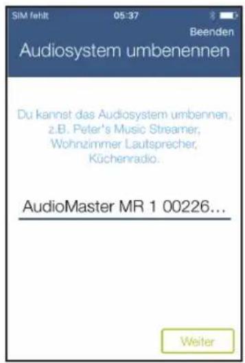 TECHNISAT AudioMaster MR2 - Establishing the connection to the AUDIOMASTER MR3 - 3