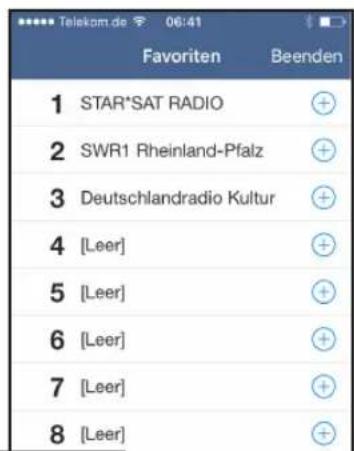 TECHNISAT AudioMaster MR2 - Favoriietenlijst opvragen en beheren - 1
