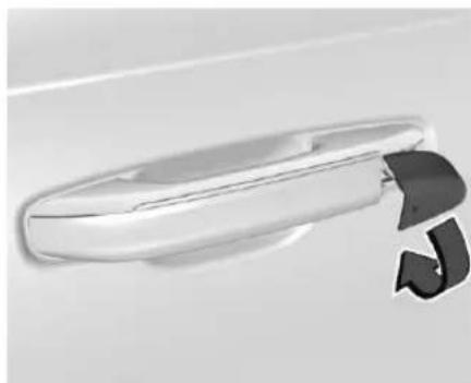 CADILLAC Escalade (2022) - Accsaubarilletdeserruredela clédeporteduconducteur(sila batterieestdéchargee) - 4