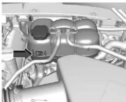 CADILLAC Escalade (2022) - Vérificationduniveaudeliquide derefroidissement - 1