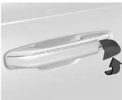 CADILLAC Escalade (2022) - Accsaubarilletdeserruredela clédeporteduconducteur(sila batterieestdéchargee) - 2