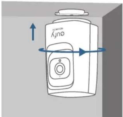 eufy Indoor Cam Mini 2K - Montaje en techo - 5