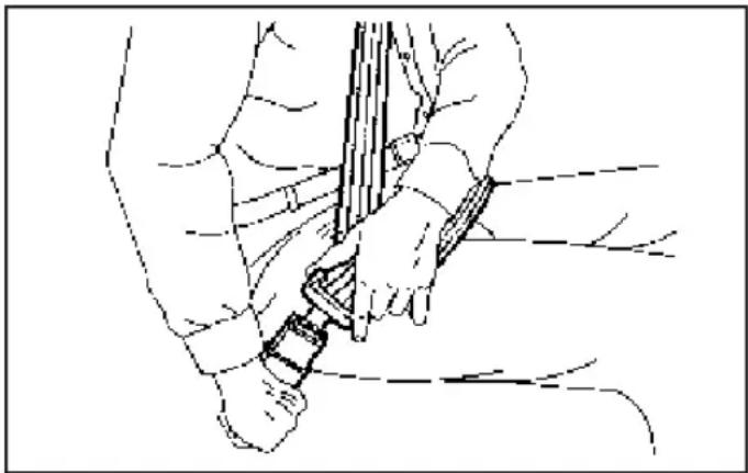 Buick Rainier (2006) - Position du conducteur Ceinture-baudrier - 1