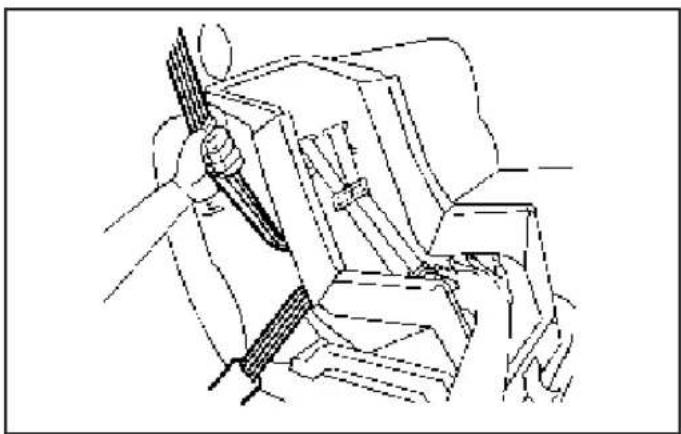 Buick Rainier (2006) - Fixation d'un appareil de retenue pour enfant en position siège arrière extérieur - 3