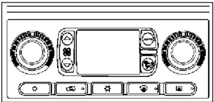 Buick Rainier (2006) - Commande de climatisation automatique à deux zones - 1