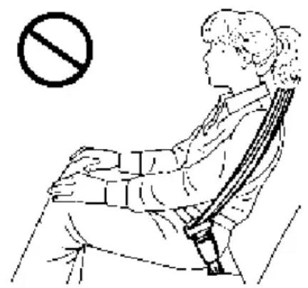 Buick Rainier (2006) - Q: Quelle est la façon appropriée de porter une ceinture de sécurité? - 2