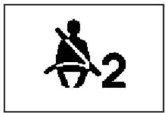 Buick Rainier (2006) - Témoin de rappel de bouclage de la ceinture de sécurité du passager - 1
