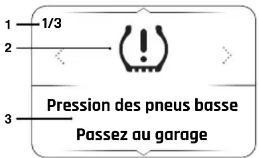 TRIUMPH Tiger Sport 660 (2021) - Examen des messages d'advertissement - 1