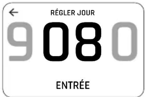 TRIUMPH Tiger Sport 660 (2021) - Configuration affichage - Date - 5