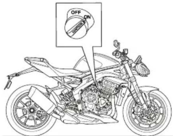 TRIUMPH Speed Triple 1200 RR (2021) - Commutateur d'allumage principal (le cas échéant) - 1