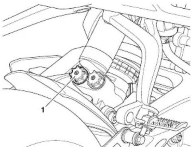 TRIUMPH Speed Triple 1200 RR (2021) - Réglage de la détente - 1