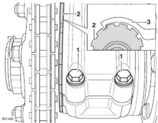 TRIUMPH Speed Triple 1200 RR (2021) - Réglage de la flèche de la chaîne de transmission - 1