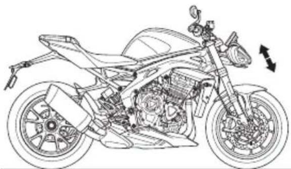 TRIUMPH Speed Triple 1200 RR (2021) - Examen de la fourche avant - 1