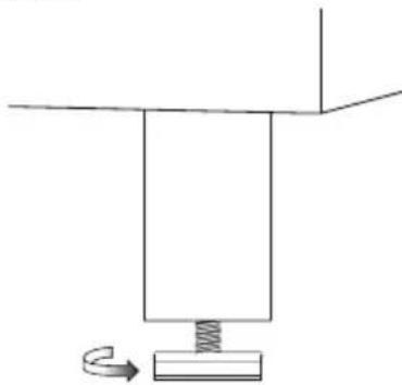 VESTFROST VLS 024 SDD - Adjustable feet - 1