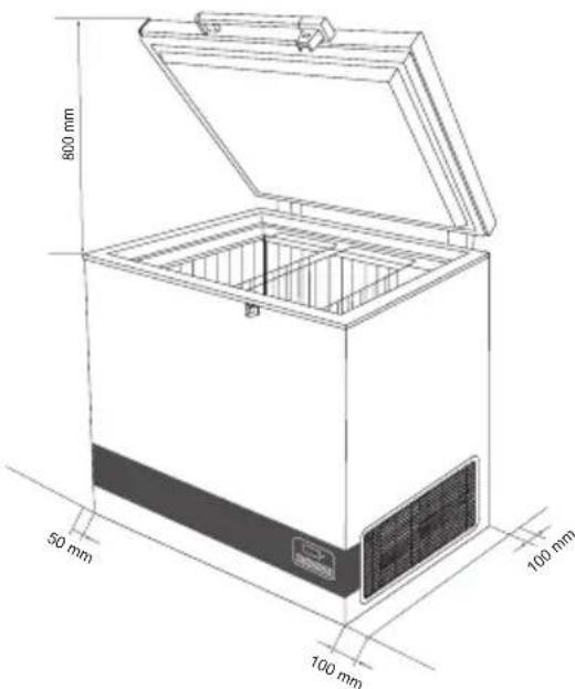 VESTFROST VLS 504A AC - 可调节脚 - 2