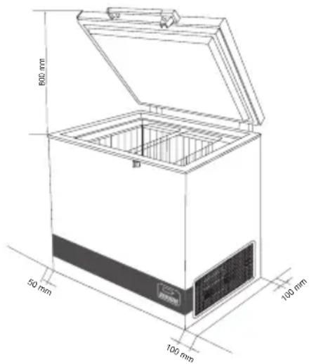 VESTFROST VLS 504A AC - Pies ajustables - 2