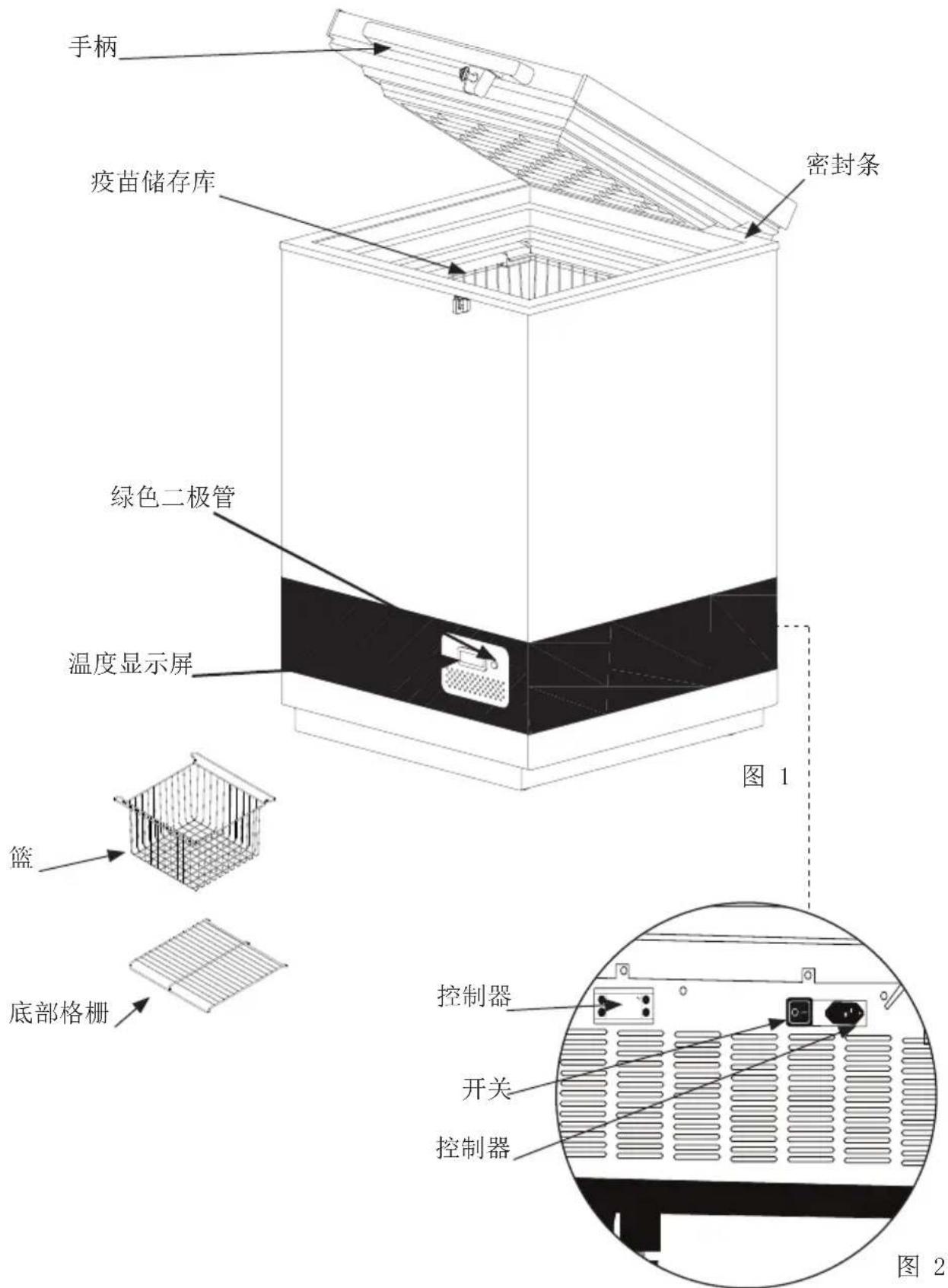 VESTFROST VLS 174A AC - 熟悉你的太阳能制冷机 VLS174A AC - 1