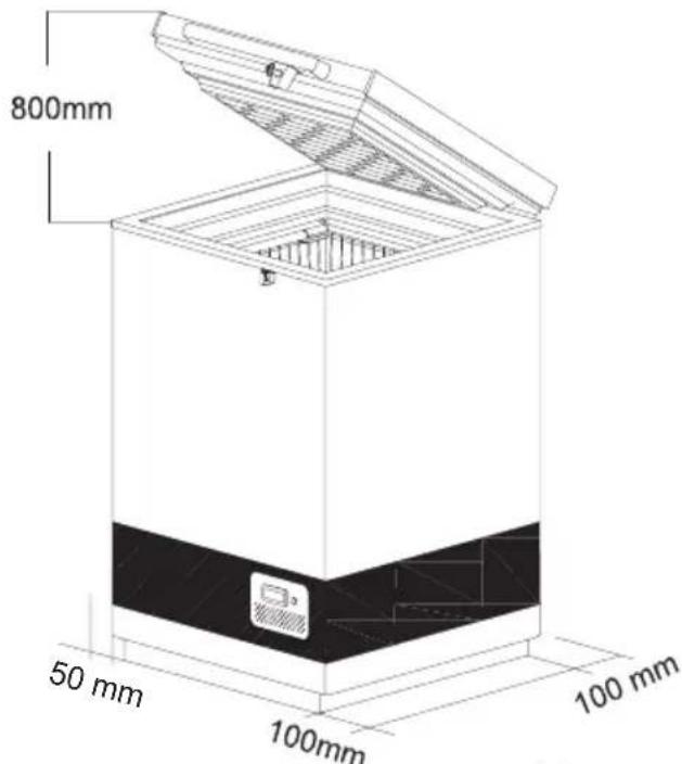 VESTFROST VLS 174A AC - 位置 - 1