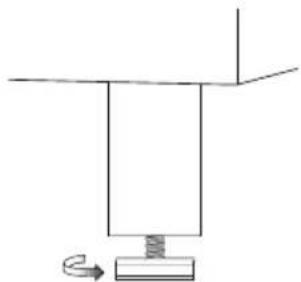 VESTFROST VLS 174A AC - 可调节脚 - 1