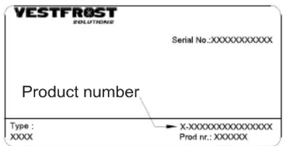 VESTFROST VLS 174A AC - Spare parts - 1