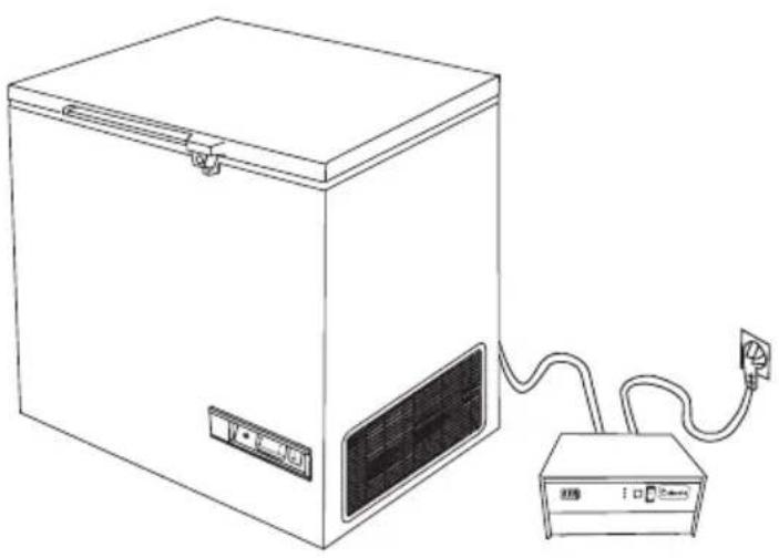 VESTFROST VLS 204A AC - 技术规格标牌标有电压、电流或功率相关信息 - 2