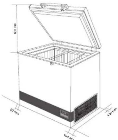 VESTFROST VLS 204A AC - Emplacement - 1