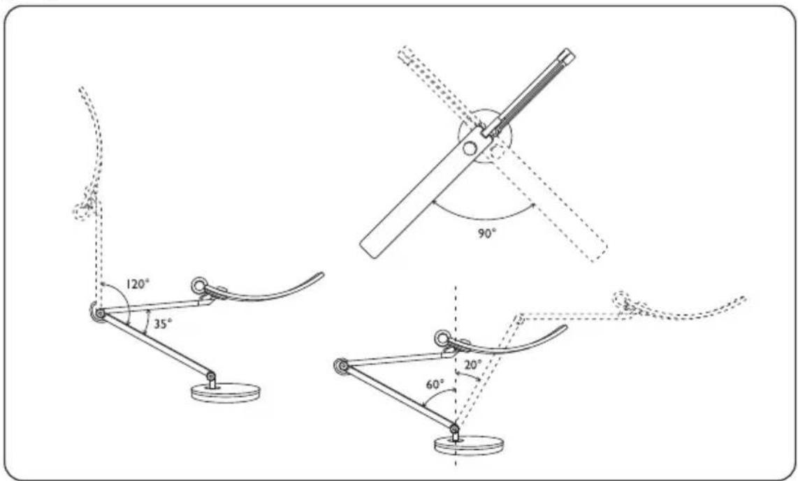 BENQ eReading Floor Lamp - Adjusting Angle - 1