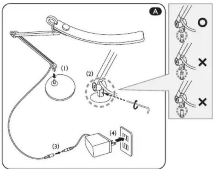 BENQ eReading Floor Lamp - Für das AR15_D Modell mit einem Standsockel - 1