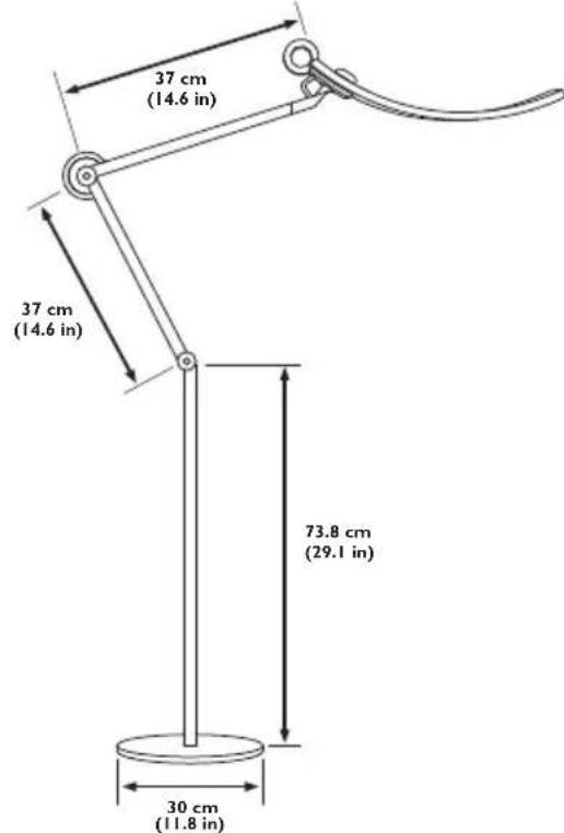 BENQ eReading Floor Lamp - Specifications - 3