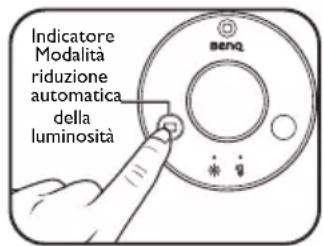 BENQ ScreenBar Plus Monitor Light AR17_C - Accensione/spegnimento della lampada e accesso alla Modalità riduzione automatica della luminosità - 2