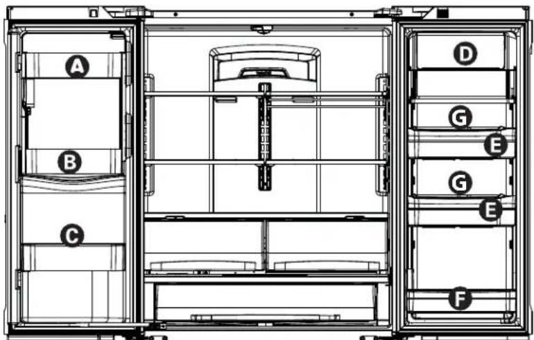 GE DFE28JELDS - INSTALLING THE REFRIGERATOR (Cont.) - 2