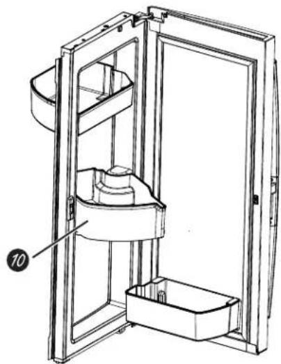 GE DFE28JELDS - ④ FIXATION DU ROBINET D'ARRÊT - 1