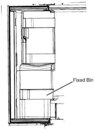 GE DFE28JELDS - NON-DISPENSER MODELS - ADJUSTABLE BINS\* - 1