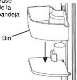 GE DFE28JELDS - Para colocar la bandeja giratoria en la puerta: - 2