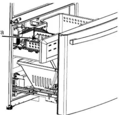 GE DFE28JELDS - Máquina de hacer hielo (Disponible en modelos sin dispensador; también disponible como Kit IM para algunos modelos.) - 1